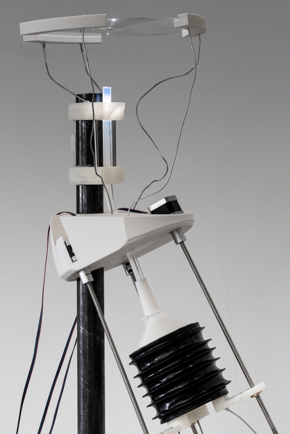 Vertical light-redirection mechanism