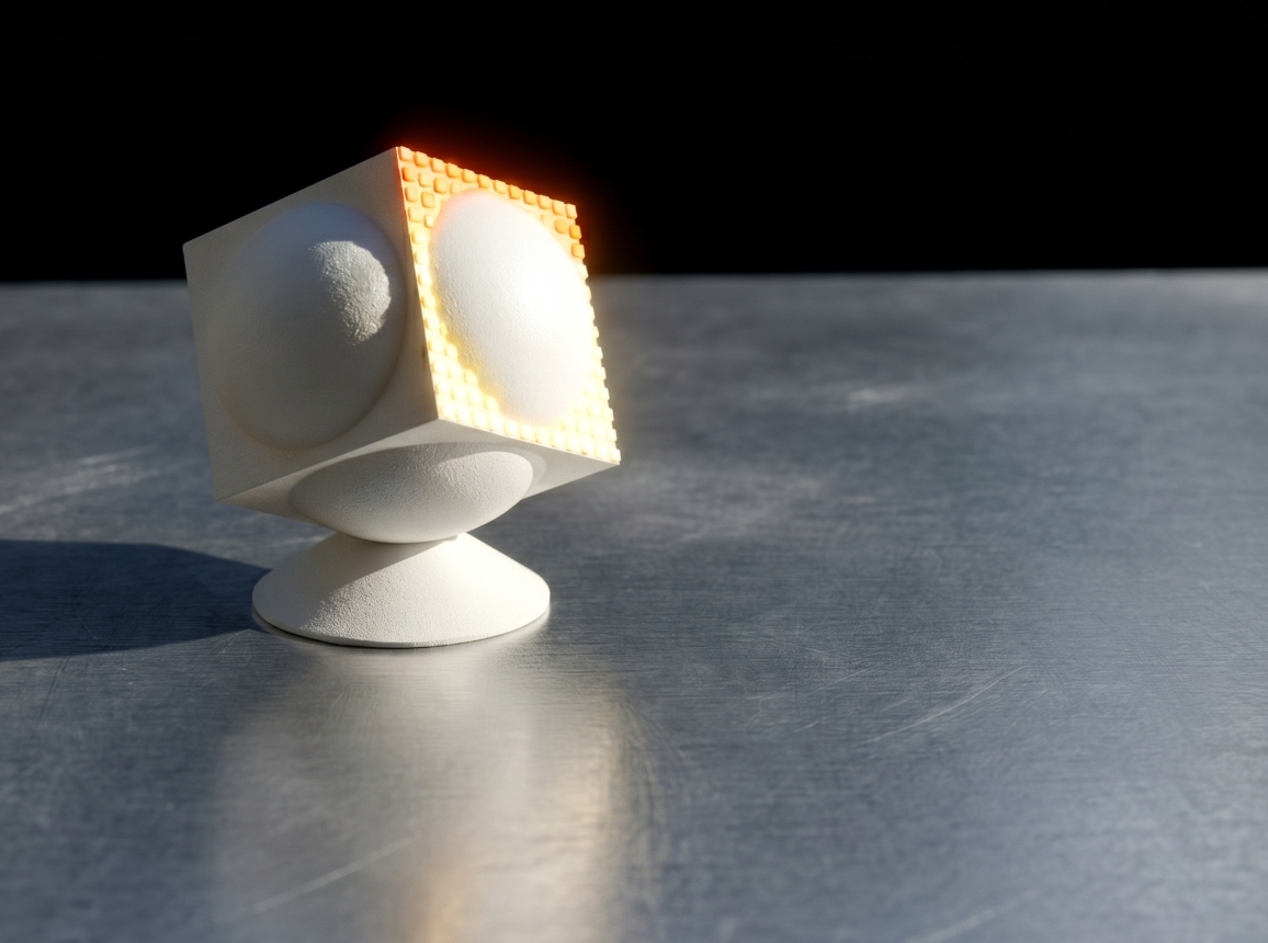 Illuminated pulse clock object