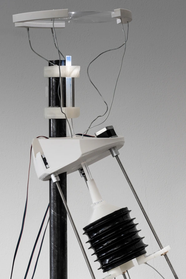 Vertical light-redirection mechanism